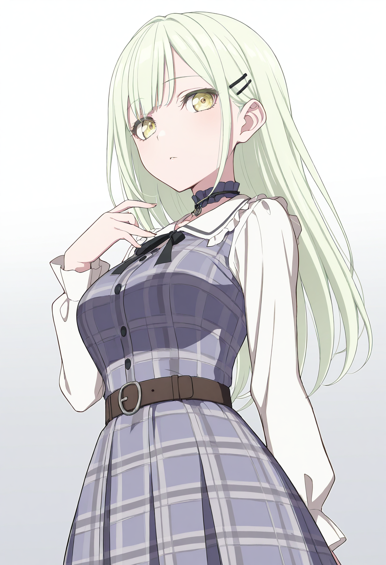 06081-1500962728-best quality,masterpiece,highres, wakaba mutsumi, 1girl, solo, breasts, looking at viewer, hairclip, long hair, _lora_wakaba_mut.png